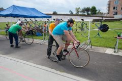 Velodrom na Třebešíně, foto Josef Slavíček