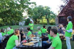 afterparty dobrovolníků, s ředitelkou Andreou Šenkyříkovou, foto archiv OHP