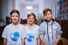 Gymnázium Duhovka, školou prováděli místní studenti, foto Dušan Vondra