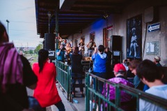 Nádraží Bubny, koncert kapely Terne Čhave, foto Dušan Vondra