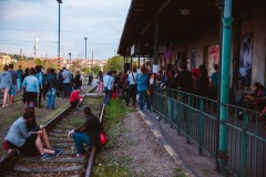 Nádraží Bubny, koncert kapely Terne Čhave, foto Dušan Vondra