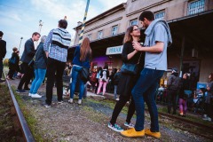 Nádraží Bubny, koncert kapely Terne Čhave, foto Dušan Vondra