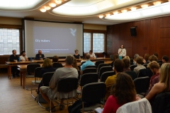 diskuze City Makers, dům Radost, foto Kateřina Voverková