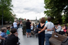 po řece kolesovým parníkem Vltava, doprovodný program festivalu, foto: Tomáš Sysel