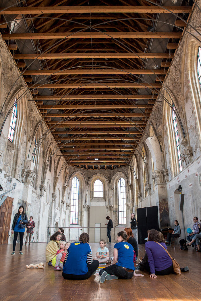 Nový krov v gotickém kostele sv. Anny na Starém Městě od Evy Jiřičné, foto: Tomáš Sapovalov, Open House Praha