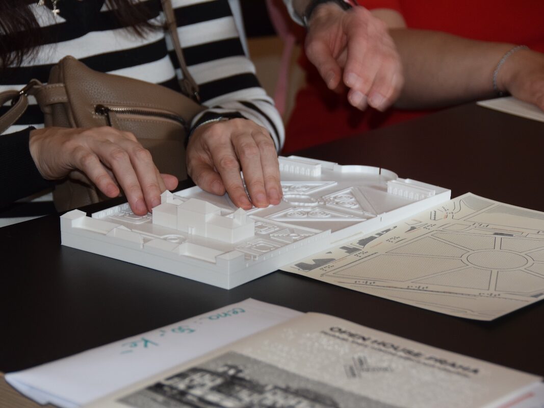 3D modely zámku Troja pro nevidomé náštěvníky