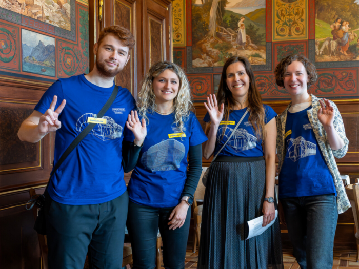 Dobrovolníci ve vile Lanna, Open House Praha 2025, foto: Valeria Semenová